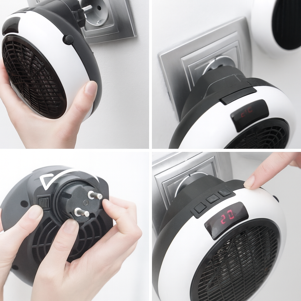 Calefactor termocerámico portatil